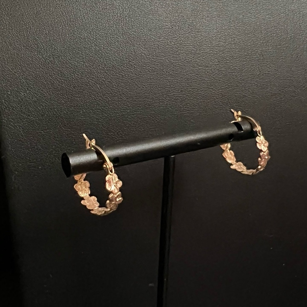 14k Rose gold earrings